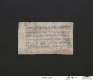Schuldverschreibung des Kurfürsten Joachim II. in Höhe von 1.500 ungarischen Goldgulden gegenüber dem Frankfurter Rat und den Gebrüdern Matthias und Hans Tzschammer