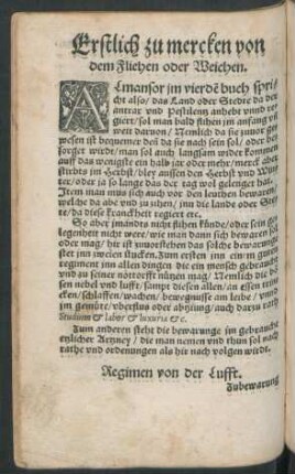 Erstlich zu mercken von dem Fliehen oder Weichen.