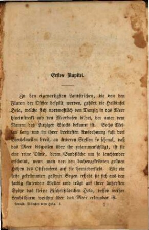Das Mädchen von Hela : ein Roman, 1. Theil