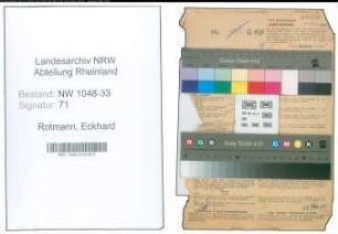 Entnazifizierung Eckhard Rotmann , geb. 04.09.1907 (Dozent)