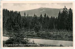 Auersberg. Blick vom Friebuser Weg zum Auersberg