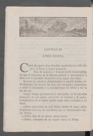 Capítulo III - Atroz agonía
