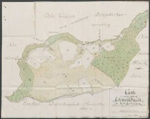 Carte von dem Bezirck Schnellbach im Ambt Castellaun [Kastellaun SIM]