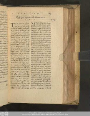 Quicquid movetur, ab alio moveri. Cap. IV.