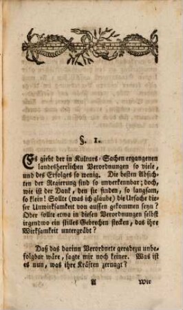 Ueber das Rechtliche und Nützliche der Landeskultur : nebst deren Folgen und Hindernissen