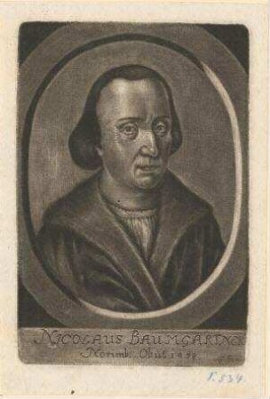 Nicolaus Baumgartner, Nürnberger; gest. 1498