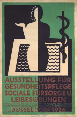 GESOLEI Die große Ausstellung Düsseldorf 1926, Plakatentwurf