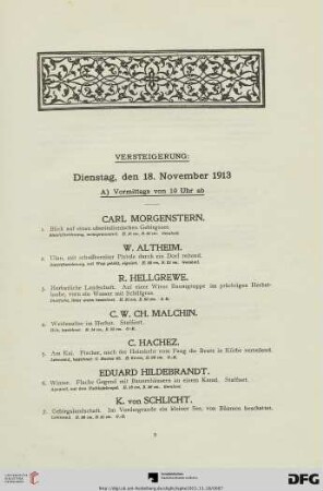 A) Vormittags von 10 Uhr ab (Nr. 1-167)