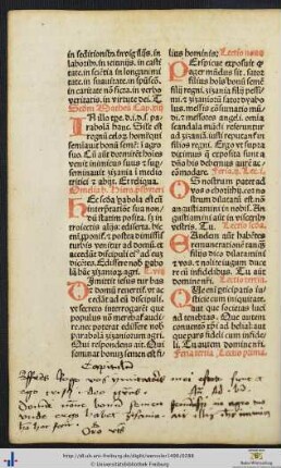 Handschriftliche Ergänzungen
