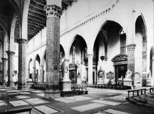 Florenz. Santa Croce (Grundsteinlegung 1294.05.03, Weihe 1443). Inneres