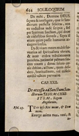 644-652, Caput XXII