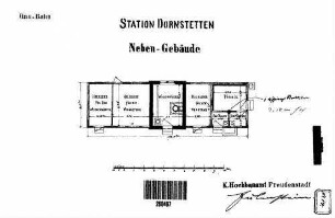 Dornstetten: Nebengebäude Grundriss