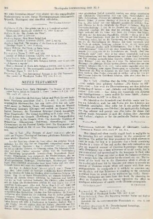 510 [Rezension] Robertson, Archibald, The origins of christianity