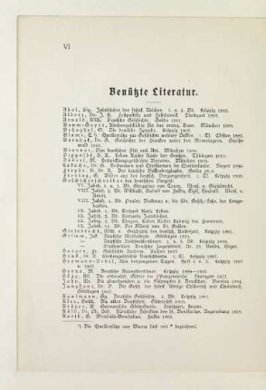 Benützte Literatur