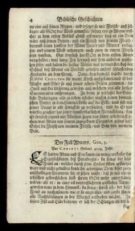 Der Fall Adams. Gen. 3.