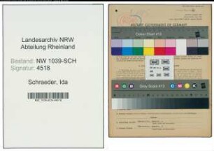 Entnazifizierung Ida Schraeder , geb. 15.10.1894 (Angestellte)