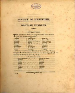 Collections towards the history and antiquities of the county of Hereford. 2,1