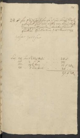 [Quittung Hafer, Heu, Stroh] ... Quedlinburg [den] 4ten Mart. 1793.