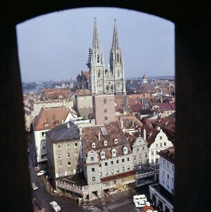 Regensburg. Blick in die Innenstadt