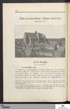 Ruhe vor dem Sturm (Winter 1917/18)