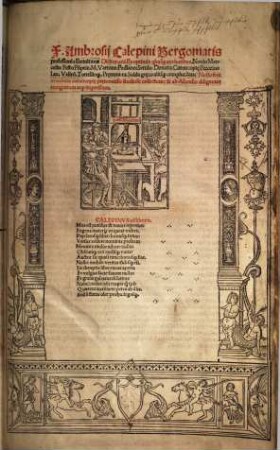 Ambrosii Calepini dictionarium : ex optimis quibusque authoribus: Nonio Marcello, Festo Pompeio, M. Varrone ... studiose collectum