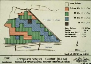 Ertragskarte Scheyern "Flachfeld" (16,6 ha)