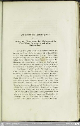 Einleitung des Herausgebers über die ausgedehnte Anwendung des Spitzbogens in Deutschland im zehnten und elften Jahrhundert