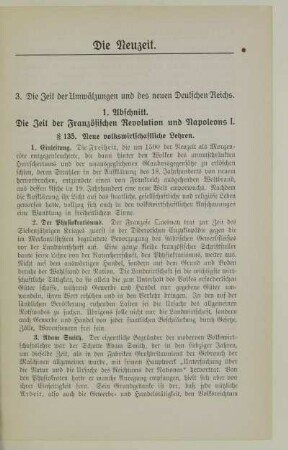 3. Die Zeit der Umwälzungen und des neuen Deutshcen