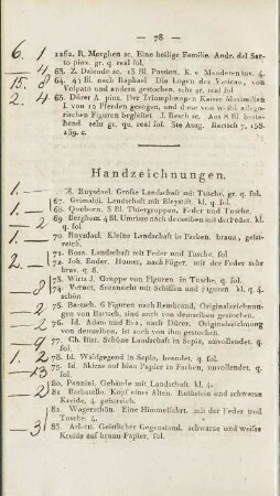 Handzeichnungen