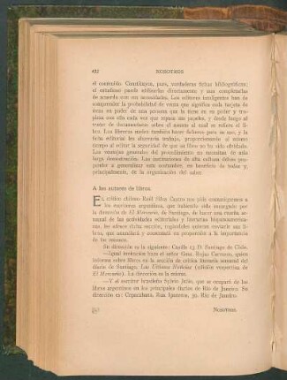 A los autores de libros