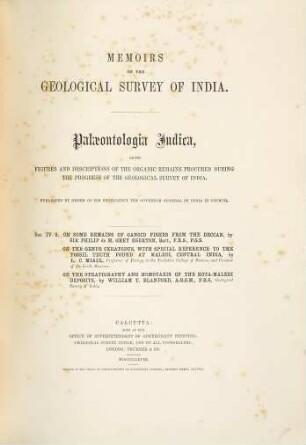 On some remains of Ganoid Fishes from the Deccan