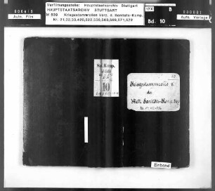 Kriegsstammrolle der Sanitätskompanie Nr. 569