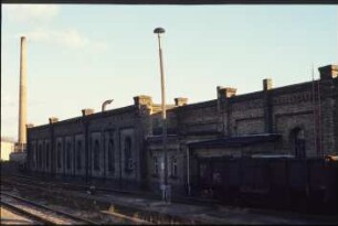Potsdam, Hauptbahnhof : ehem. Stellwerk / Bahngebäude am Hauptbahnhof, am 1. September 1999 erfolgte die Umbenennung des Bahnhofs Potsdam Stadt in Potsdam Hauptbahnhof