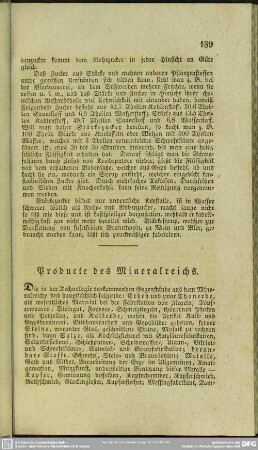 Producte des Mineralreichs