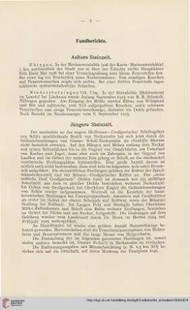 Aeltere Steinzeit