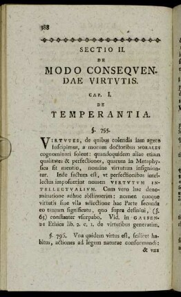 Cap. I. De Temperantia