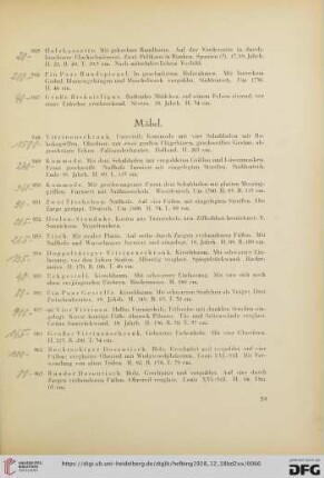Möbel (Nr. 948-963)