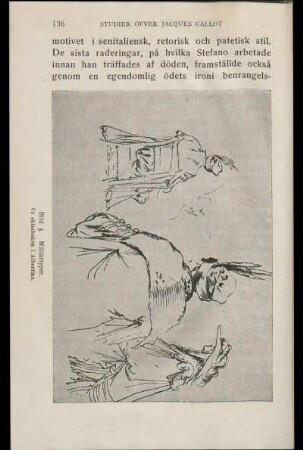 Bild 3. Militärtyper. Ur skissboken i Albertina.