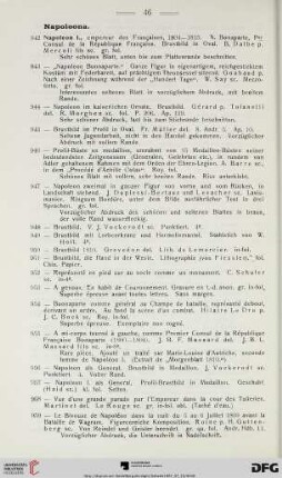 Napoleona (Nr. 942-989)
