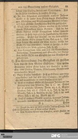 Die christliche Glaubenslehren von der Erwerbung unsrer Seligkeit.