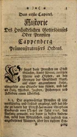 Kurze Beschreibung Der Hochadelichen Gotteshäuser Cappenberg und Scheda Wie auch des Hochadelichen Stifts Averndorp und des Klosters Weddinghausen : Als ein Beytrag Der Westphälischen Geschichte Entworfen und Mit den nöthigsten Urkunden Erläutert