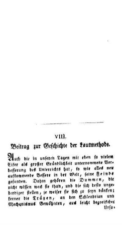 Beitrag zur Geschichte der Lautmethode
