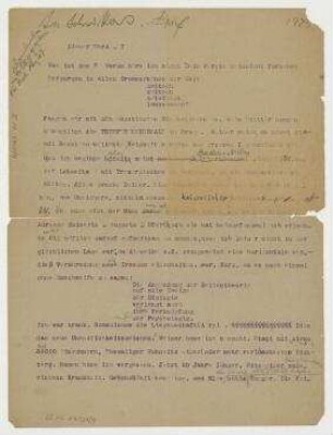 Brief von Hannah Höch an Kurt Schwitters. [Berlin]
