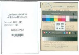 Entnazifizierung Paul Roever , geb. 23.12.1904 (Zollbeamter)