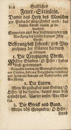Geistliches Feuer-Steinlein