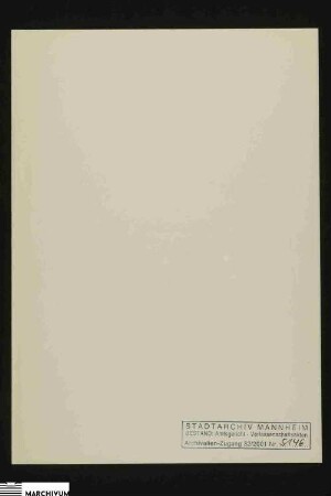 Vermögen der verstorbenen Maria Magdalena von Hammerer zu Hammerstein, geb. Hoffmann