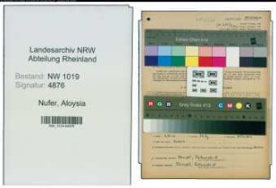 Entnazifizierung Aloysia Nufer , geb. 21.06.1904 (Lehrerin)