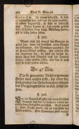 364-389, Der 47. Satz. - Der 51. Satz.