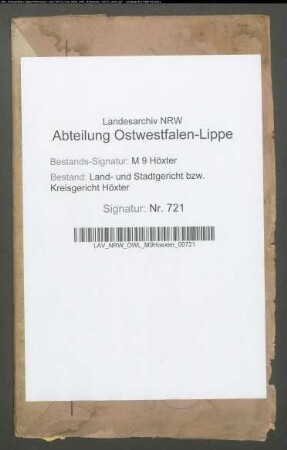Ablösung des Gutes Lüttmarsen bei Corvey.: Bd. C: Schuldverschreibungen der Paderborn'schen Tilgungskasse.