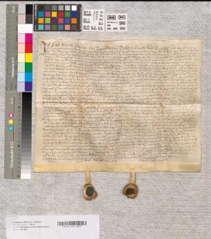 Güterversetzung durch Ernst Klencke (v. Klencke) zu Renckhausen (Renkhausen, Amt Reineberg) an das Domkapitel zu Minden.